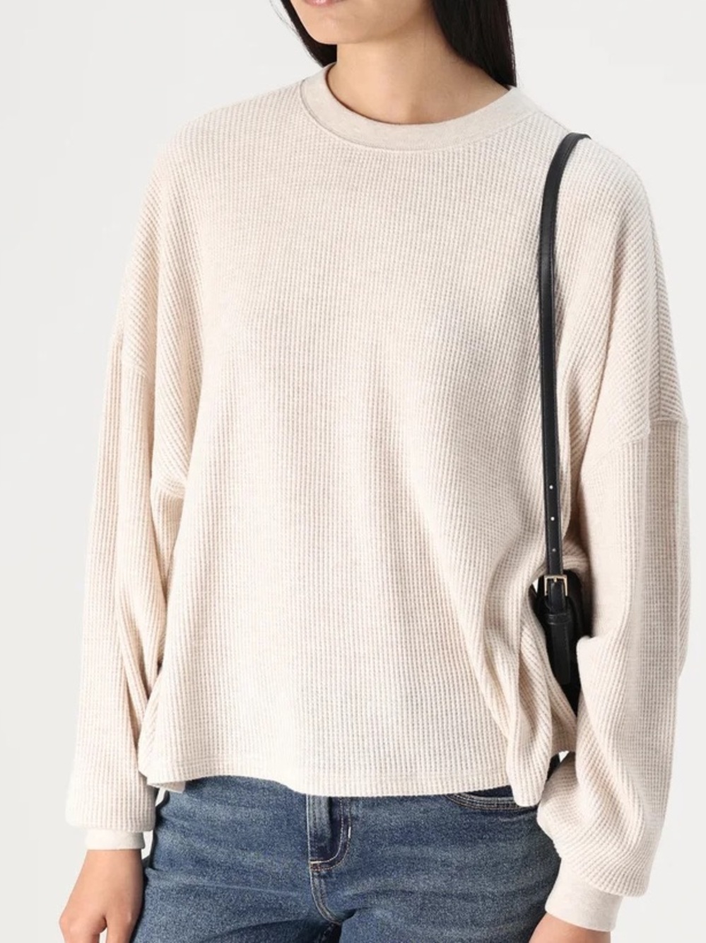 Abercrombie & Fitch Waffle-Knit Sweater - S/M